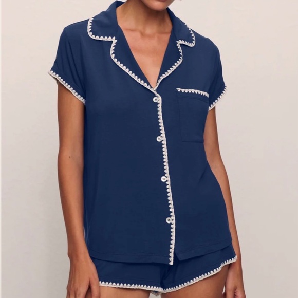 NWT Eberjey Frida Modal Shortie Short PJ Set size S